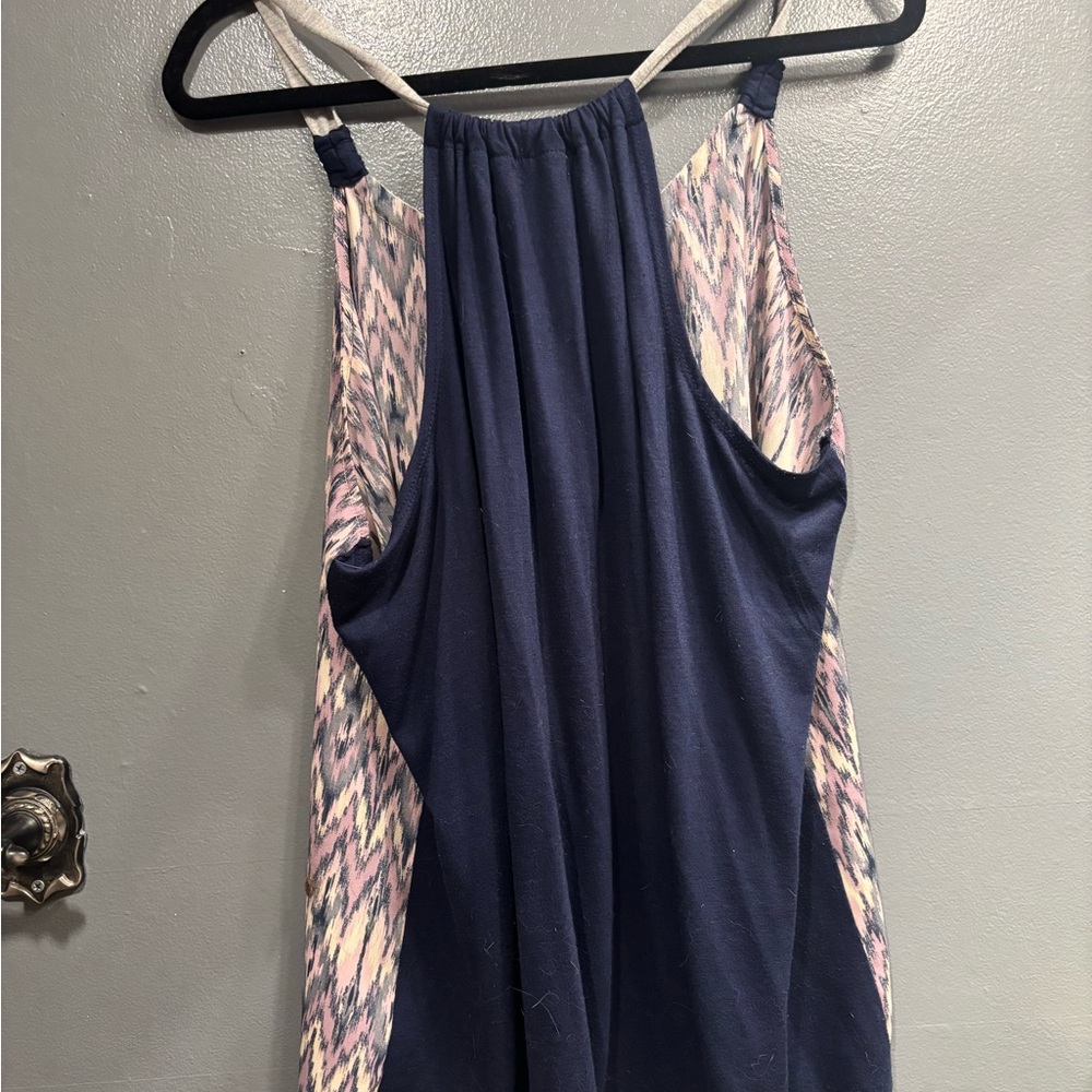 Maurices Lavender and White Patterned Lace-Trim Camisole - Picture 4 of 6